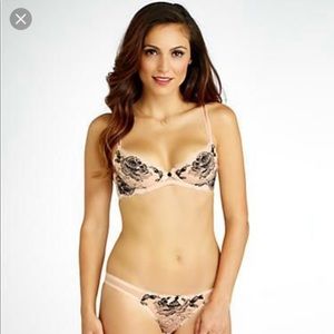 BNWT Dani nonpadded balcony bra 36D light pink